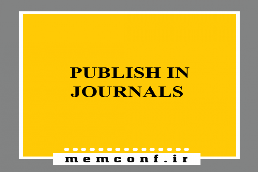 PUBLISH IN JOURNALS PUBLISH IN JOURNALS